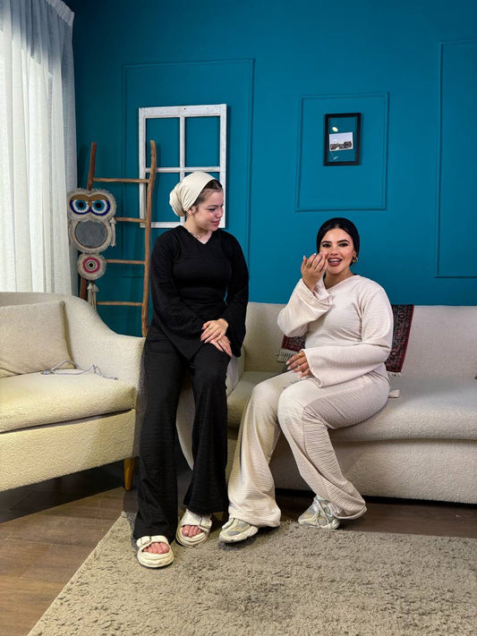 Lycra Crochet Two-Piece Set – Handmade with Love