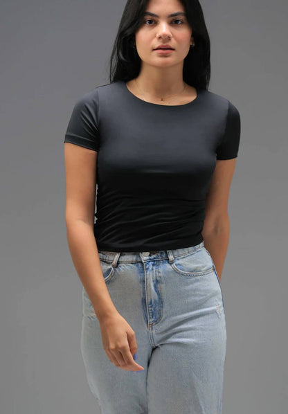 Basic Half-Sleeve Top