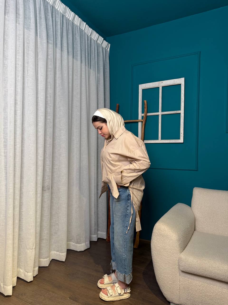 Poplin Dual-Way Shirt