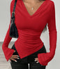 Slim Fit Flare Sleeve Top
