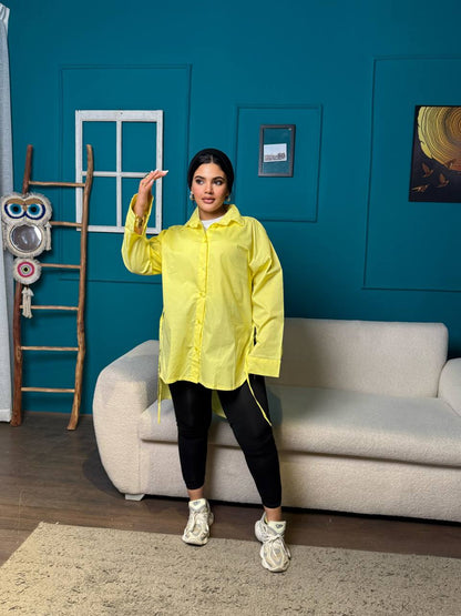 Poplin Dual-Way Shirt